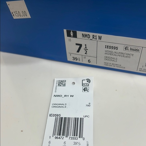 Adidas Light Gray and White Sneakers - Picture 2 of 10